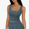 2 Piece Lounge Sets for Women Matching Workout Set Cropped Tank Tops and High Waist Yoga Leggings Active Wear